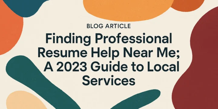 “Finding Professional Resume Help Near Me: A 2023 Guide to Local Services”