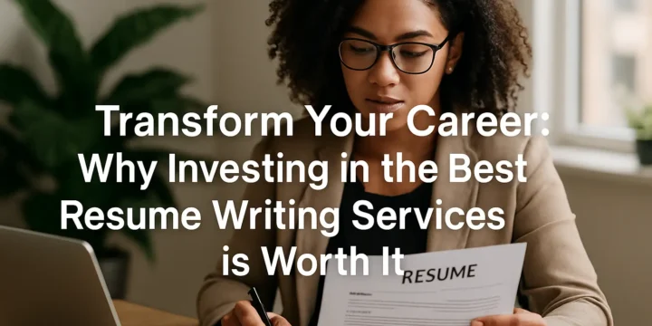 “Transform Your Career: Why Investing in the Best Resume Writing Services is Worth It”